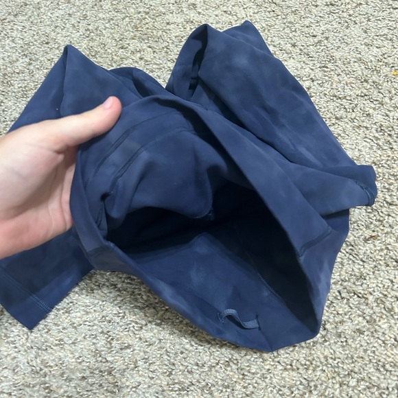 Lululemon Wunder Train High-Rise Tight 25" Diamond Dye Blue Women's Size 4 Yoga - Picture 8 of 9